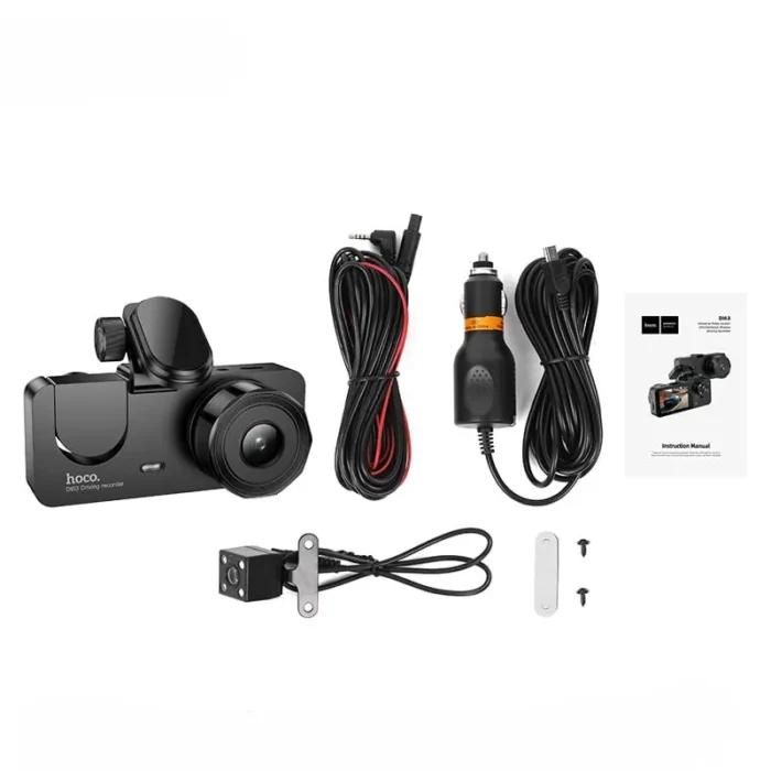Hoco D163 3 Cameras Driving Recorder - Image 3