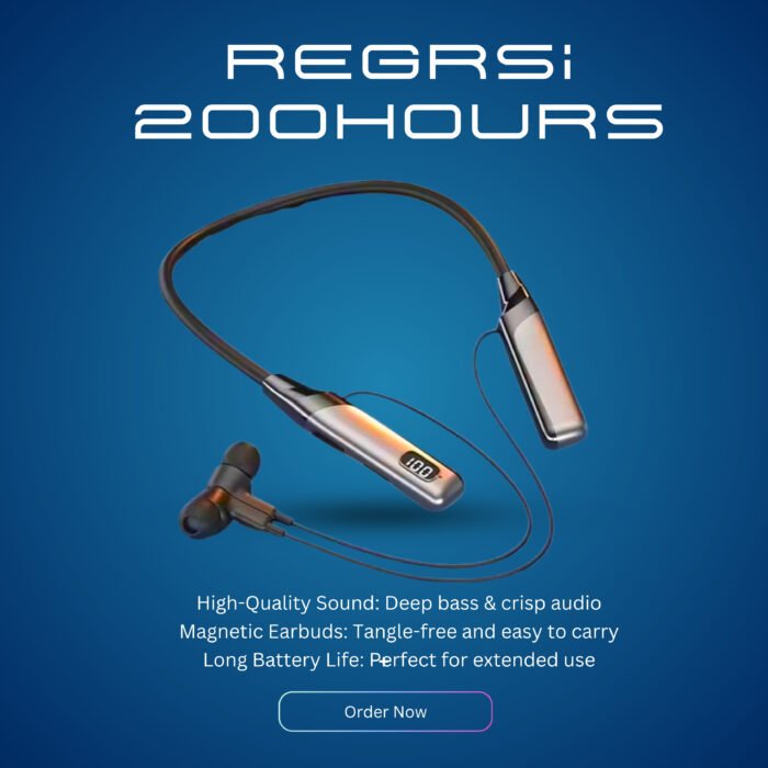 REGRSI RE-NY060 200 Hours Wireless Neckband - Image 5