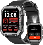 C30 Pro Sport Smart Watch – Metal Stripe Belt | Smooth & Rough Design - Image 2