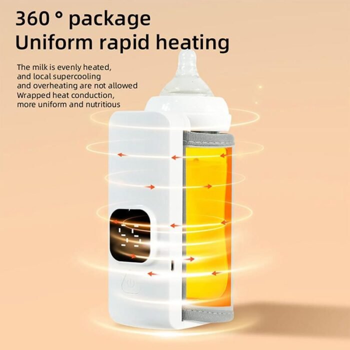 Portable USB Baby Milk Warmer Rechargeable Baby Milk Warmer - Image 4