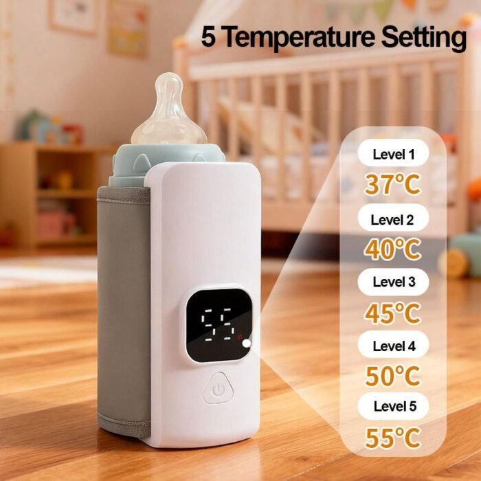 Portable USB Baby Milk Warmer Rechargeable Baby Milk Warmer - Image 5