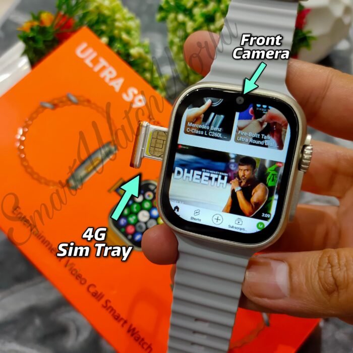 Android Smartwatch Ultra S9 5G Sim Supported Wifi Supported Android Smartwatch 256GB ROM, Mobile Guri - Image 3